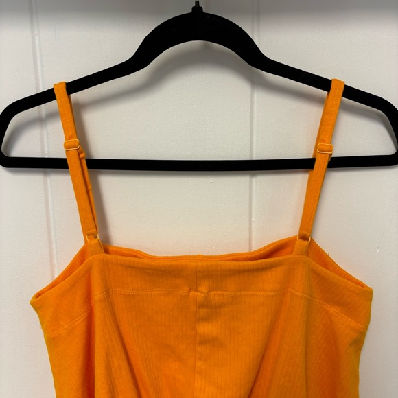 Free People Intimately Marissa Bodysuit in Tangerine Medium - Picture 7 of 8